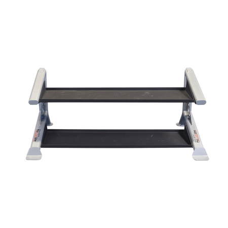 Body Solid Pro Clubline SDKR500KB 2 Tier Kettlebell Rack