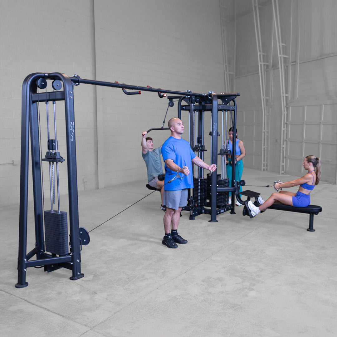 Body Solid Pro Clubline SJG100 4 Stack Jungle Gym Multi Station