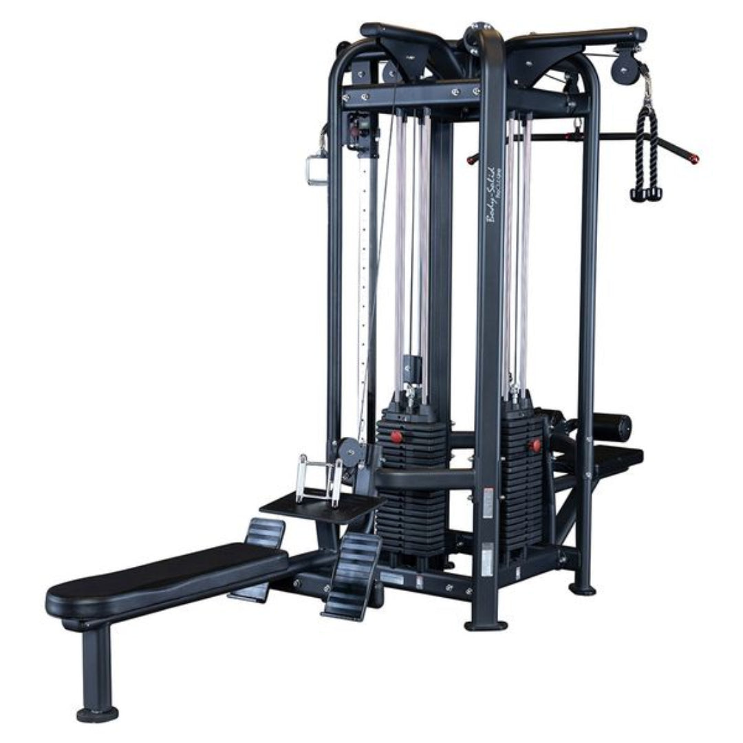 Body Solid Pro Clubline SJG100 4 Stack Jungle Gym Multi User Station