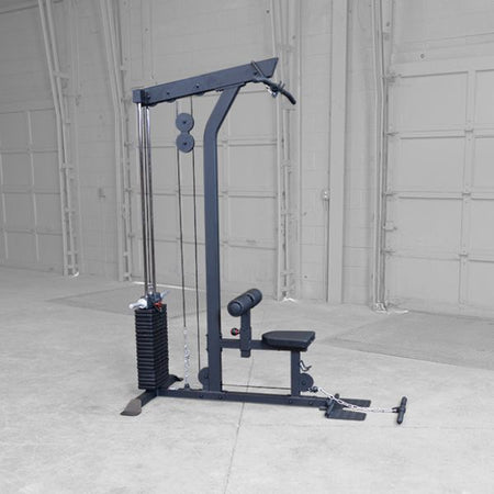 Body Solid Pro Lat Machine GLM85B Facing Left