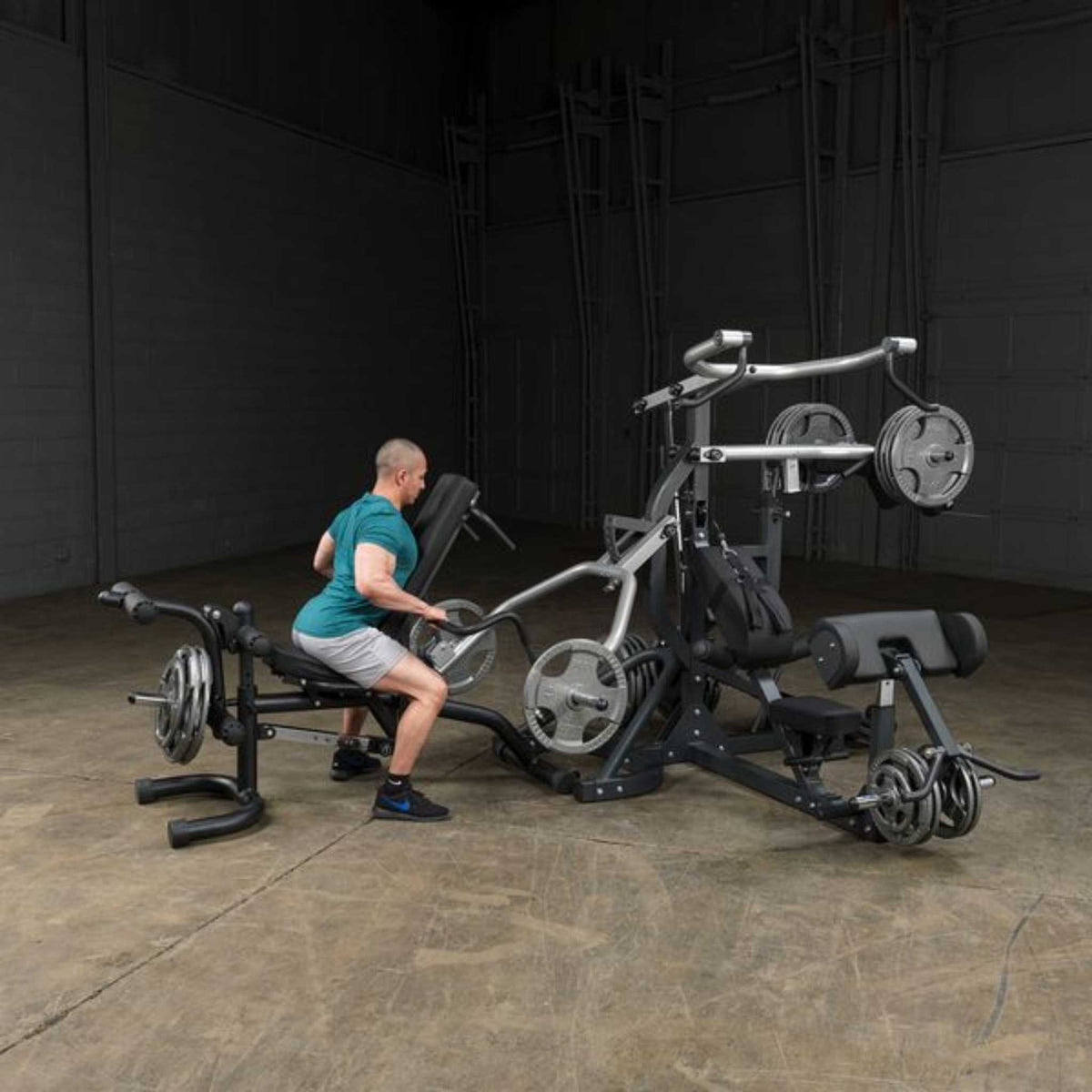 Body Solid SBL460 Freeweight Leverage Gym