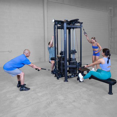 Body Solid SJG100 Pro Clubline 4 Stack Jungle Gym