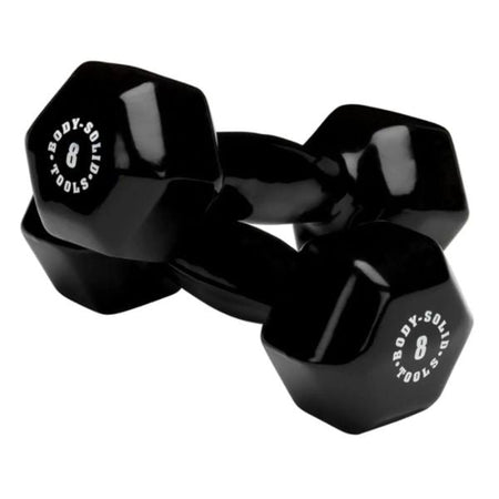 Body-Solid Tools Vinyl Dumbbell Sets BSTVD Black