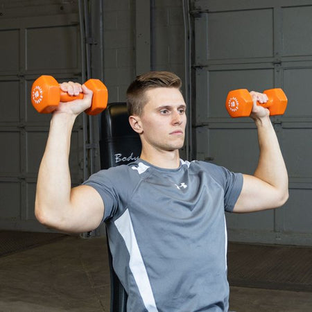 Body-Solid Tools (BSTVD) Vinyl Dumbbell for Weight and Aerobic