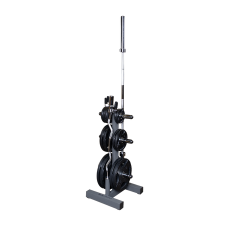 Body Solid WT46 Olympic Plate Tree & Bar Holder