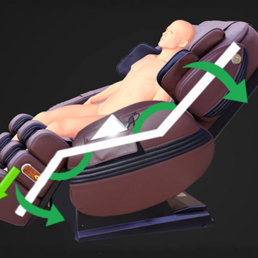 Body Stretching of Model 3 Hybrid SL Medical Massage Chair By Luraco
