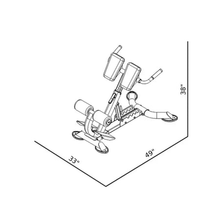 BodyKore CF2104 Dimensions