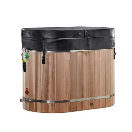 DCT-BO-50-PLPC-34 Cold Plunge Oval Barrel Tub DCT