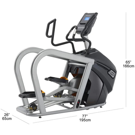 Dimensions of Steelflex PE10 Incline Elliptical Trainer