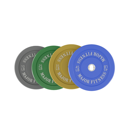 Durable Low Bounce Bumper Plates Major Fitness