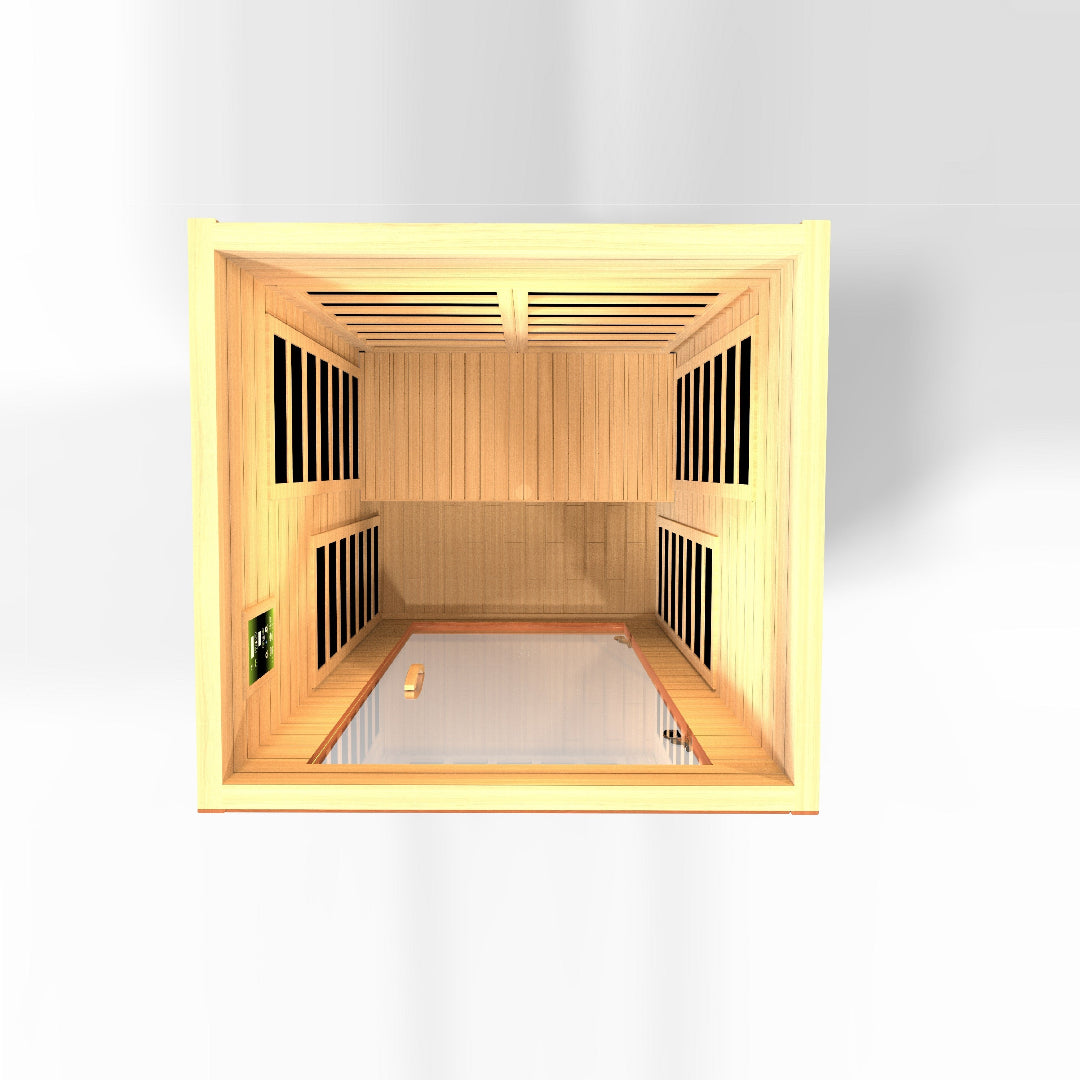 Dynamic saunas Avila 1-2 Person Ultra Low EMF FAR Sauna Top View