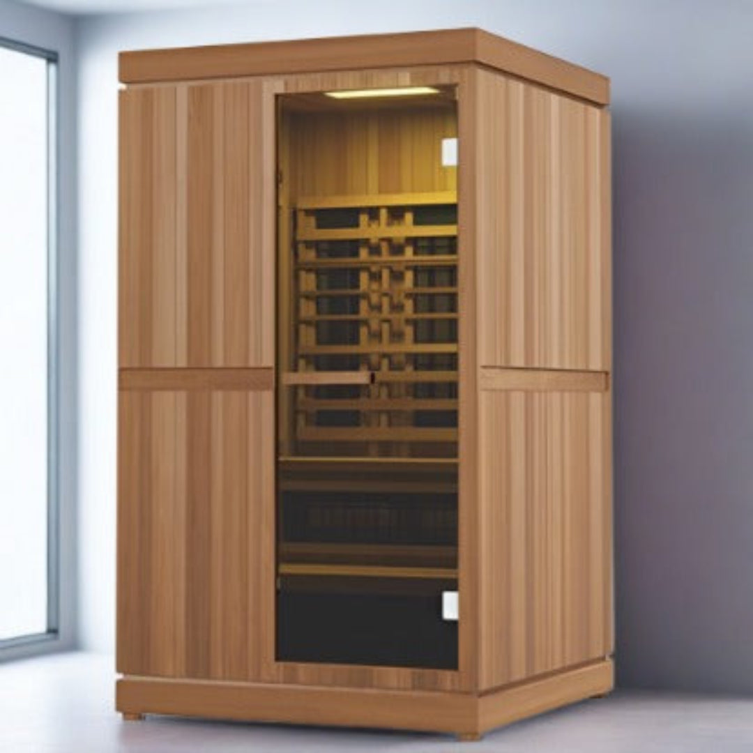 FD 4 Hybrid Full Spectrum Infrared Sauna By Finnmark Designs