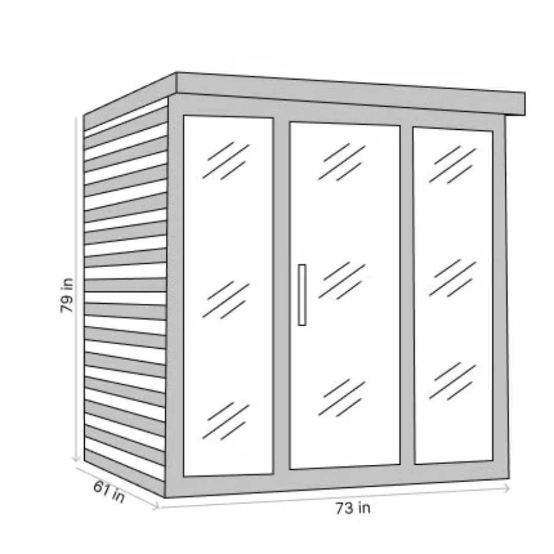 GDI-6996-02 Sauna Dimensions
