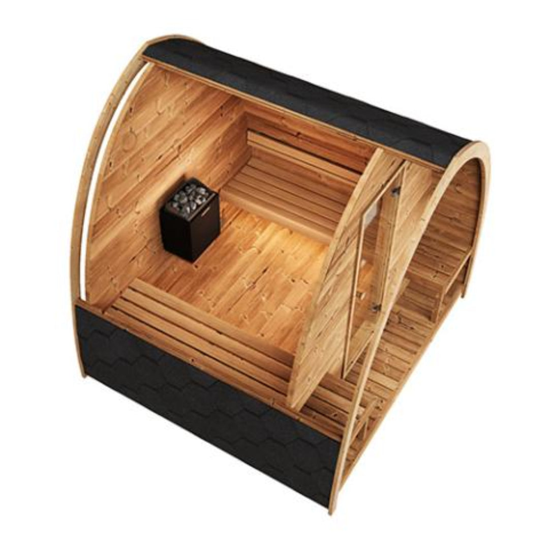 Garden Series Model G3 Outdoor Sauna Top View