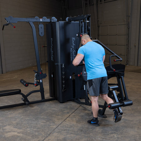 Glute Exercise with Body Solid Pro Clubline 4 Stack Gym S1000