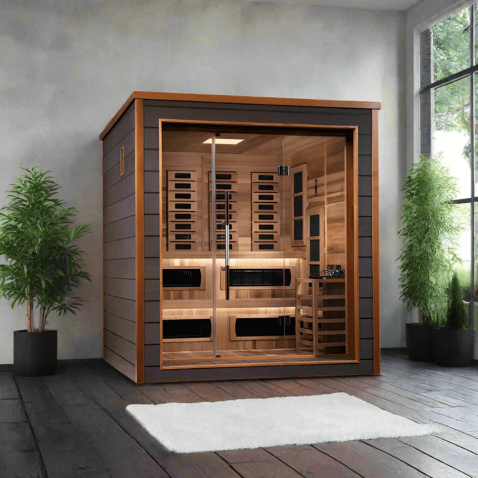Golden Designs Karlstad 6-Person Outdoor Indoor Sauna