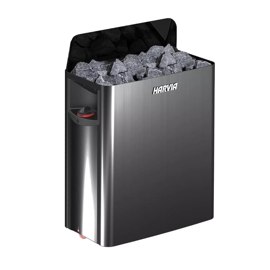 Harvia The Wall 6/8kW 240V Electric Sauna Heater w/ Built-in Controls
