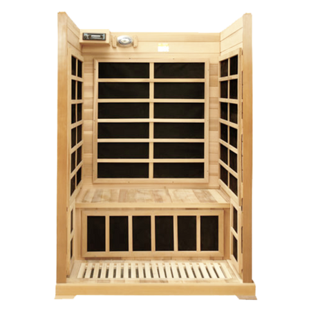 HealthSmart 2 Person Sauna With Chromotherapy Lighting