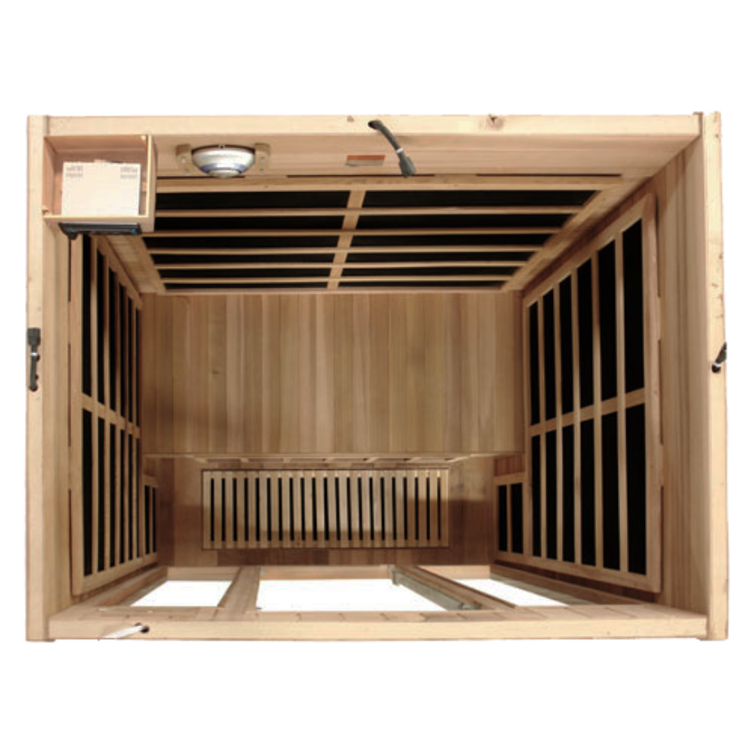 HealthSmart 3 Person Infrared Sauna With Digital Controls