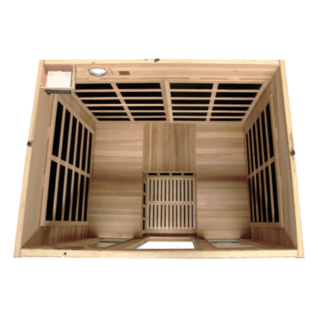 HealthSmart 4 Person Sauna With Ergonomic Bench Seating