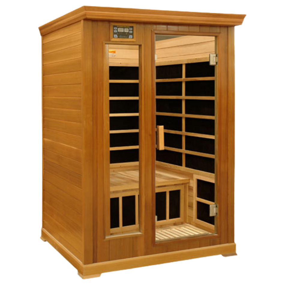 HealthSmart Infrared Sauna For Two With LED Display