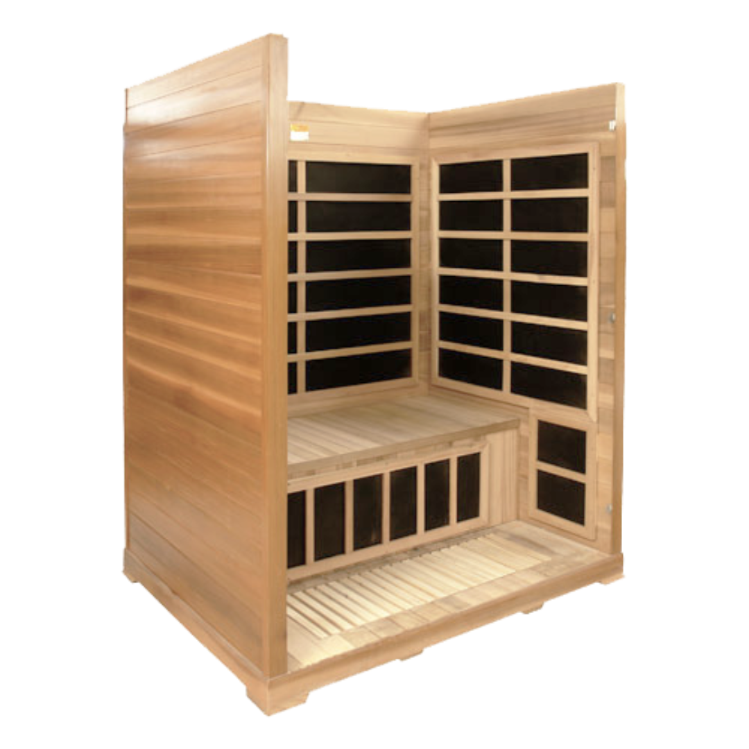 HealthSmart Luxury 3 Person Infrared Sauna Interior View