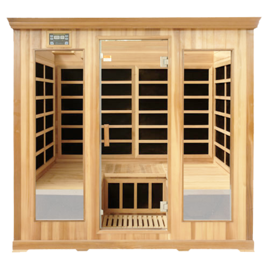HealthSmart Luxury 4 Person Infrared Sauna With LED