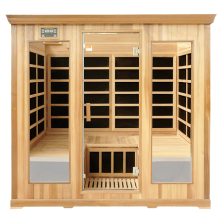 HealthSmart Luxury 4 Person Infrared Sauna With LED