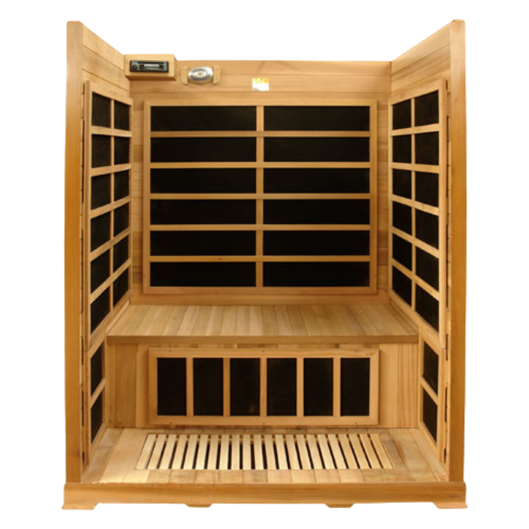 HealthSmart Triple Seater Infrared Sauna With LED Panel