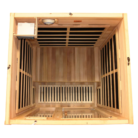 HealthSmart Wooden Finish 2 Person Infrared Sauna