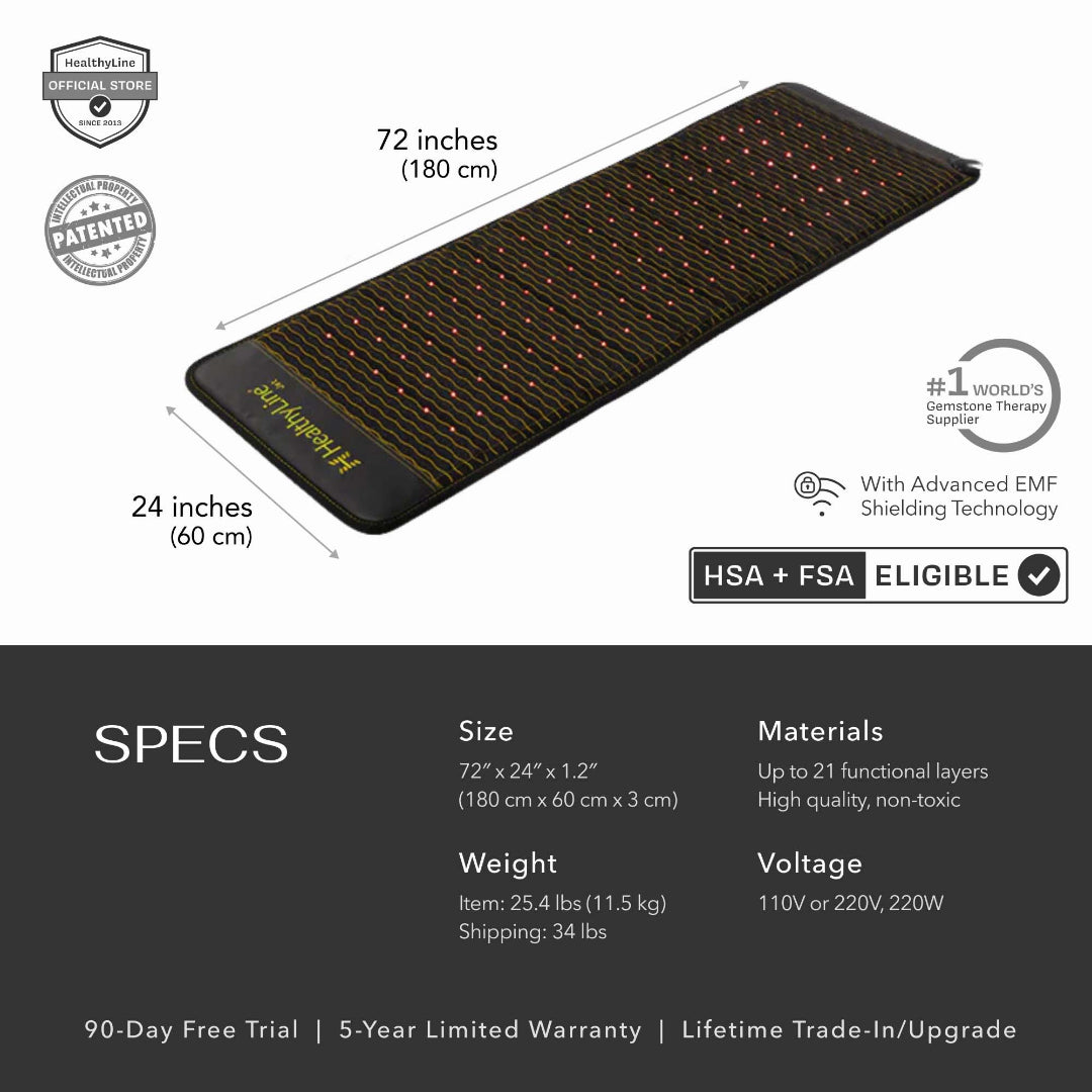 HealthyLine Therapeutic Mat With PEMF And FIR