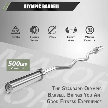 Heavy Duty 4FT EZ Curl Barbell Major Fitness