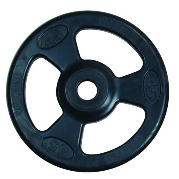 ISO GRIP 45lb Rubber Encased Steel Composite Olympic Grip Plate