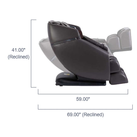 Infinity Riage 4D Massage Chair Reclined Dimension