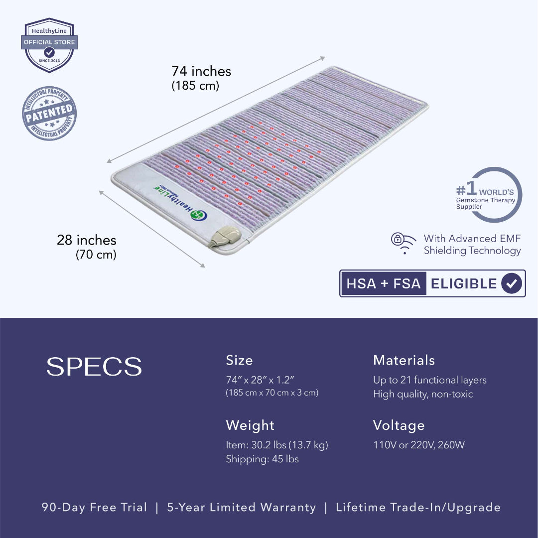 Infrared Mat With PEMF Platinum Series HealthyLine