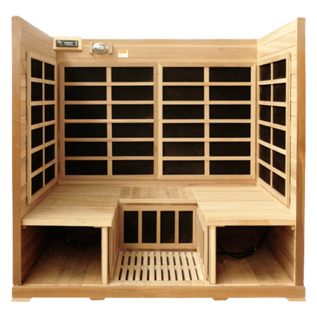 Infrared Sauna 4 Person HealthSmart Chromotherapy Lights