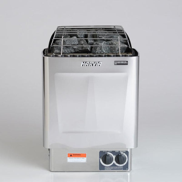 Harvia KIP 240V Electric Heater Package w/ Built-In Controller and Stones