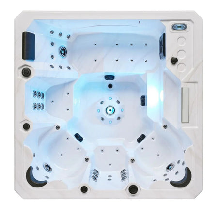 Luxury Spas Galley WS-008 5-Person Hot Tub Jets Top View