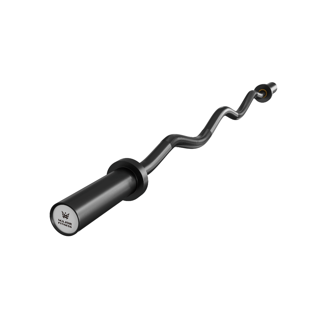 Major Fitness 4FT Olympic EZ Curl Barbell