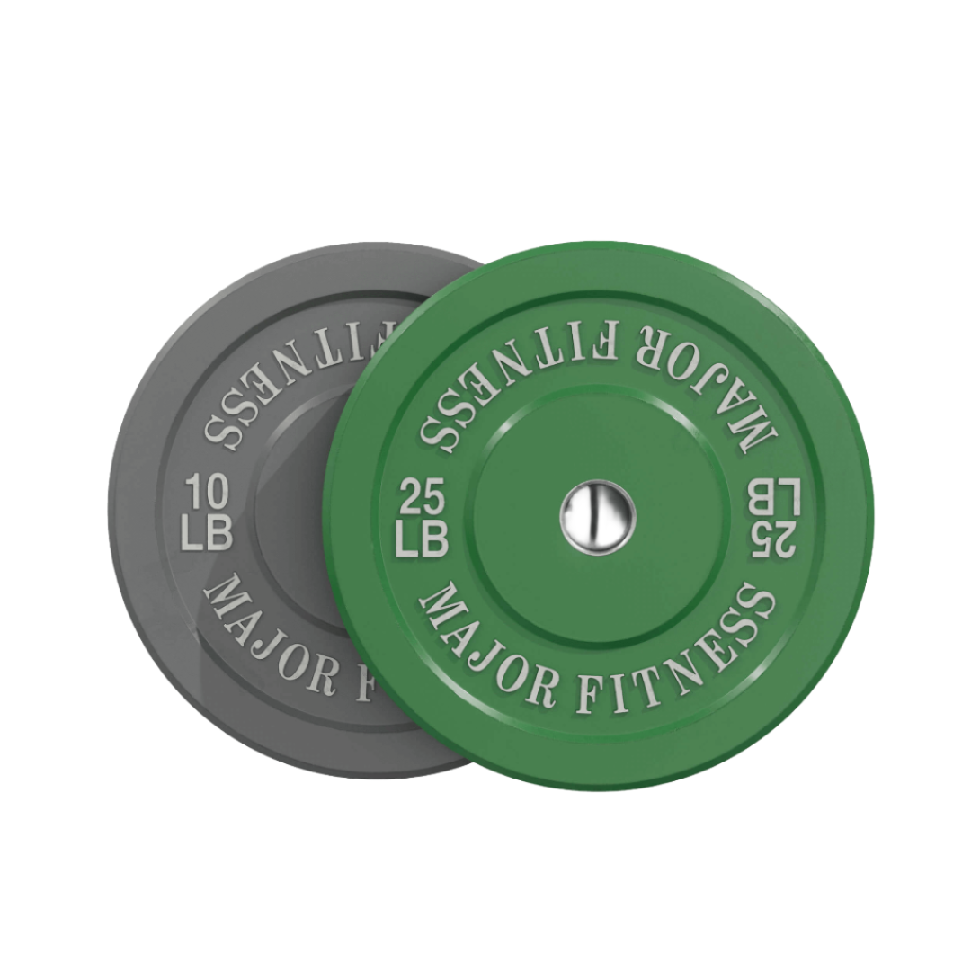 Major Fitness Olympic Low Bounce Bumper Plates