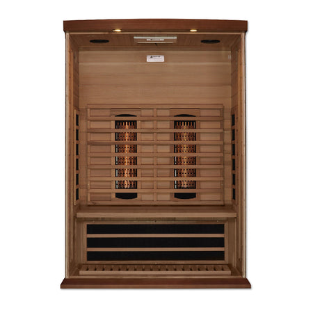 Maxxus 2-Person Full Spectrum Sauna Interior