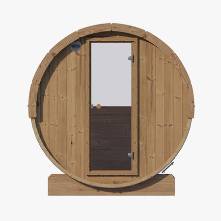 Model E8W Luxury Sauna Barrel Door