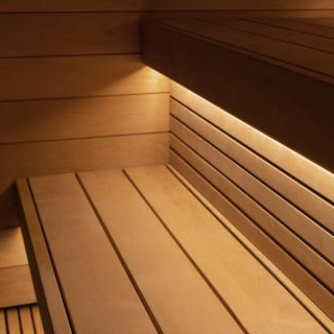 Model G7 SaunaLife Interior Benches