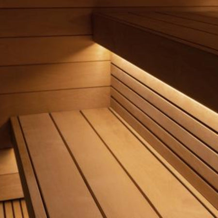Model G7 SaunaLife Interior Benches