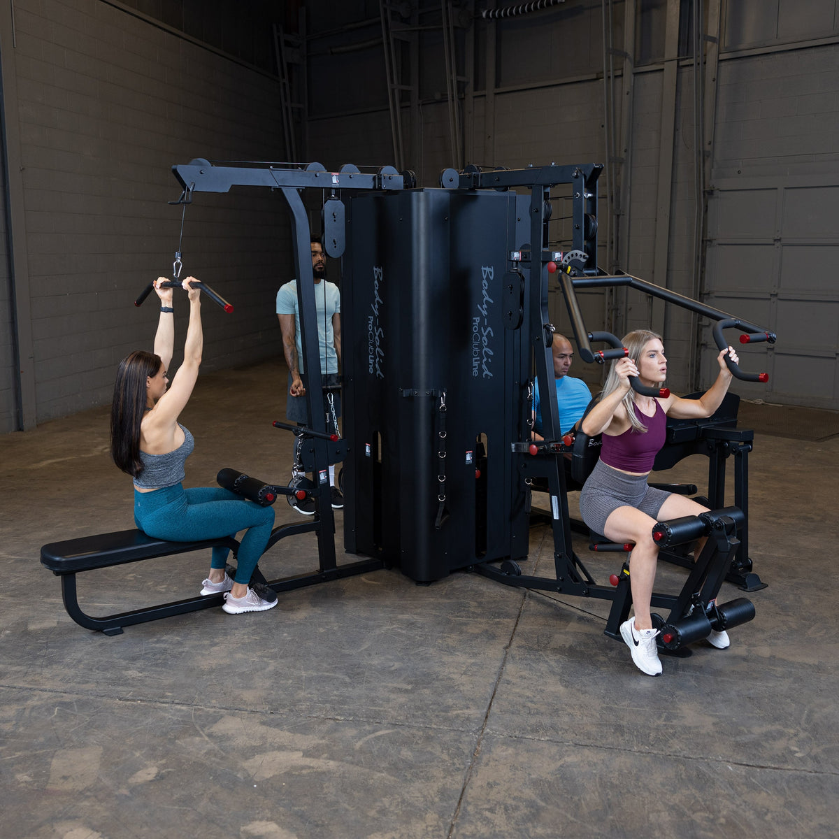 Multi Station Four Weight Body Solid Pro Clubline S1000