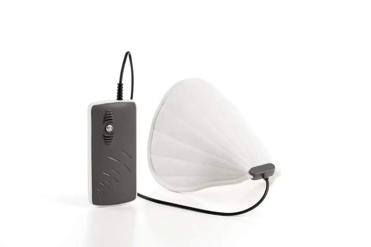 OMI Mask Pemf Therapy mask with control unit front view