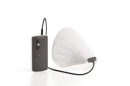 OMI Mask Pemf Therapy mask with control unit front view