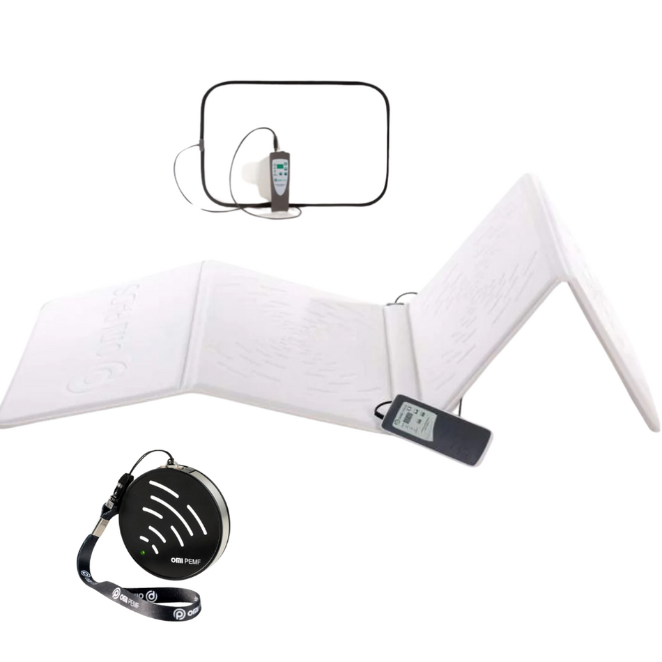 OMI PEMF MAT PACKAGE - Full Body Mat, MiniMat/Chair Mat, & PEMF Medallion