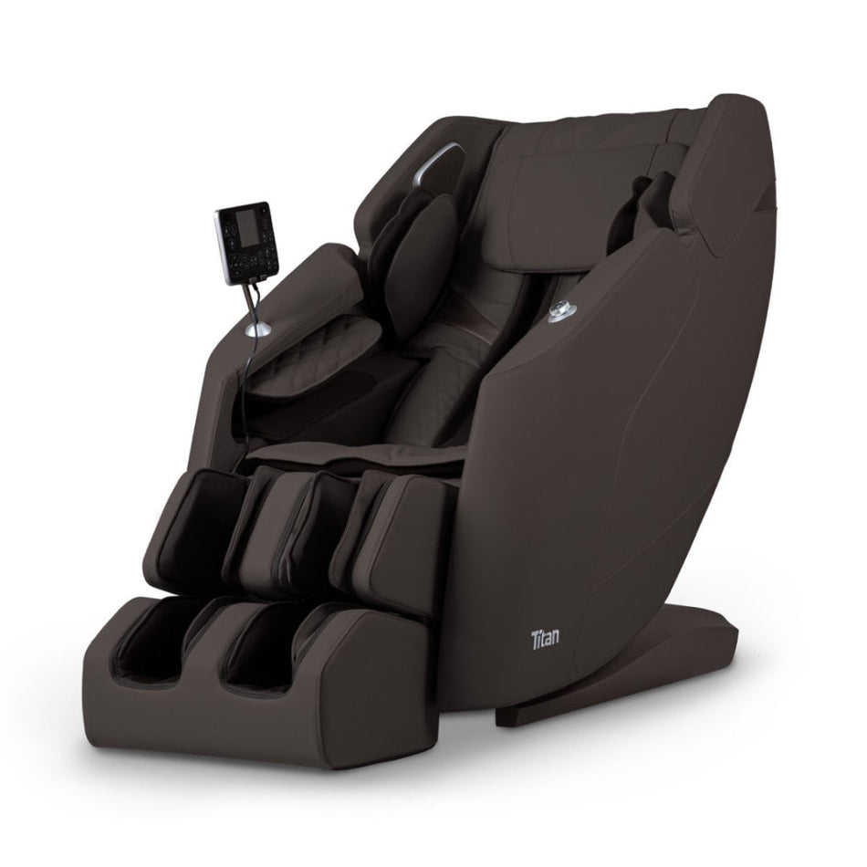 Osaki Titan Telos Massage Chair Front View Brown