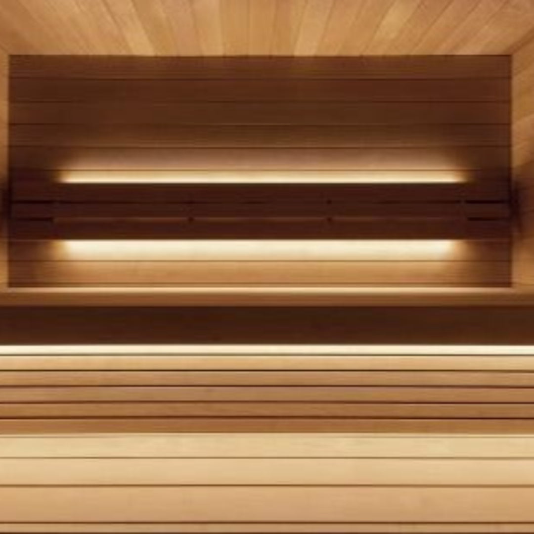 Outdoor Luxury Cabin Sauna G7 SaunaLife interior